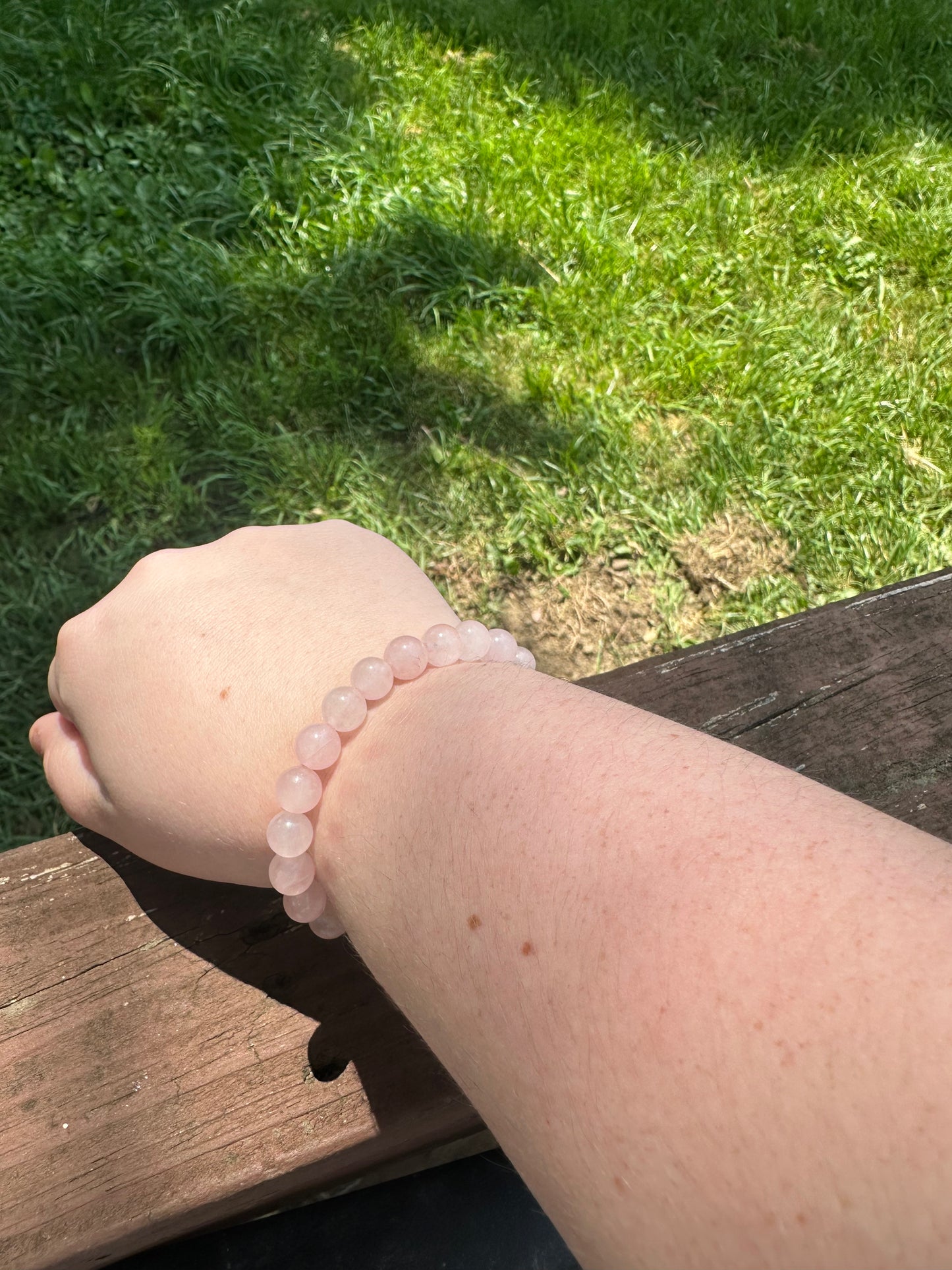 rose quartz bracelet